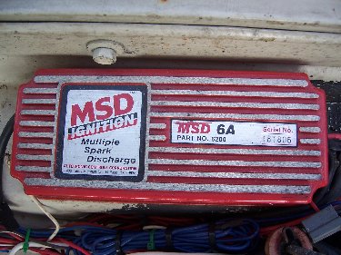 1967 Plymouth Satellite View Of MSD Box